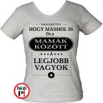 Mások között nagymama póló szürke