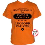 Mások között nagypapa póló narancs