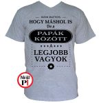 Mások között nagypapa póló szürke