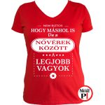másban is nővér póló női piros