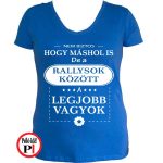 másban is rallys póló női kék