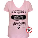 másban is rallys póló női pink