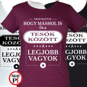 Női mások között testvér póló