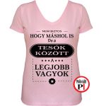 Női mások között testvér póló pink