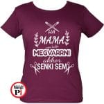 megvarrja családi nagymama póló burgundi