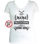 megvarrja családi nagymama póló fehér