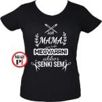 megvarrja családi nagymama póló fekete