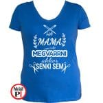 megvarrja családi nagymama póló kék