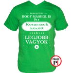 Mások között férfi kosaras póló zöld