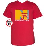 NFT kriptós póló piros