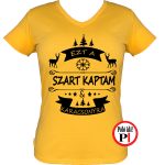 Női ezt a szart kaptam karácsonyra póló citrom