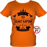 Női ezt a szart kaptam karácsonyra póló narancs