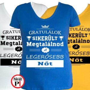 gratulálok kondi gyúros póló női