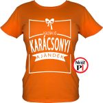 női igazán jó karácsoni póló narancs