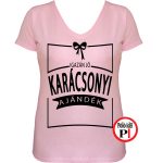 női igazán jó karácsoni póló pink