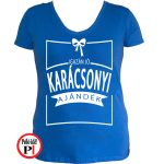 női igazán jó karácsoni póló kék