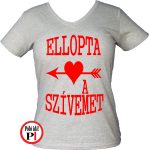 páros pólók szívemet szürke
