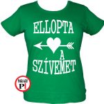 páros pólók szívemet zöld