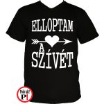 páros pólók szívét fekete