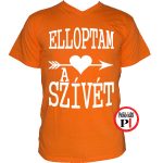 páros pólók szívét narancs