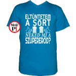 sörös póló eltüntetem vkék