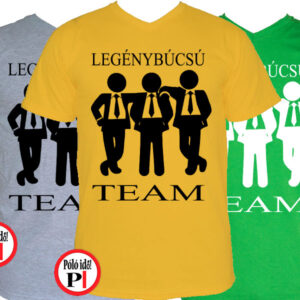 team legénybúcsú póló