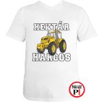 traktoros póló hektár harcos fehér