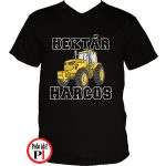 traktoros póló hektár harcos fekete