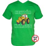 traktoros póló hektár harcos zöld