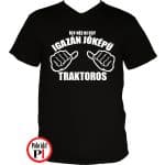 traktoros póló jóképű fekete