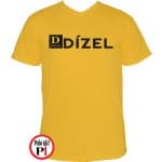 Vicces autós dízel póló férfi citrom