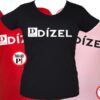 vicces autós dízel póló női