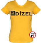 vicces autós dízel póló női citrom