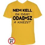 vicces feliratos póló nem kell citrom
