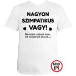 viccwa feliratos polo szimpatikus fehér