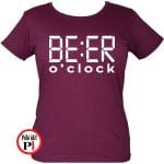 vicces sörös póló női burgundi