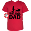 walking dad póló piros