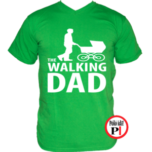 walking dad póló zöld